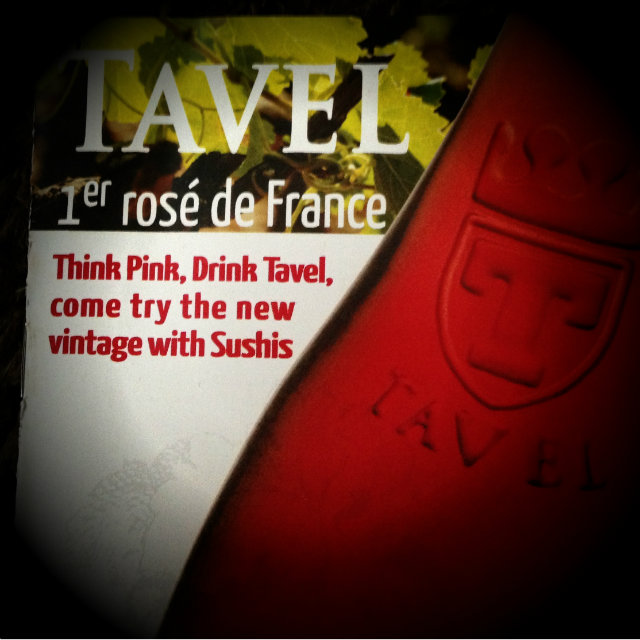 Think pink drink Tavel - salon Découvertes en Vallée du Rhône 2013 - DVR2013