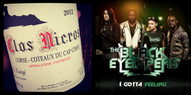 Accord vin musique - Clos Nicrosi Blanc - I gotta feeling – The Black Eyed Peas