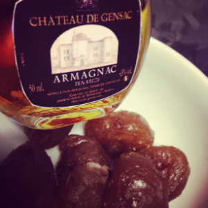 Marrons glacés faits maison avec Armagnac du Château de Gensac