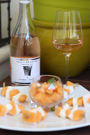 Rosé-Villa-Blanche-Melon-Chèvre-Frais