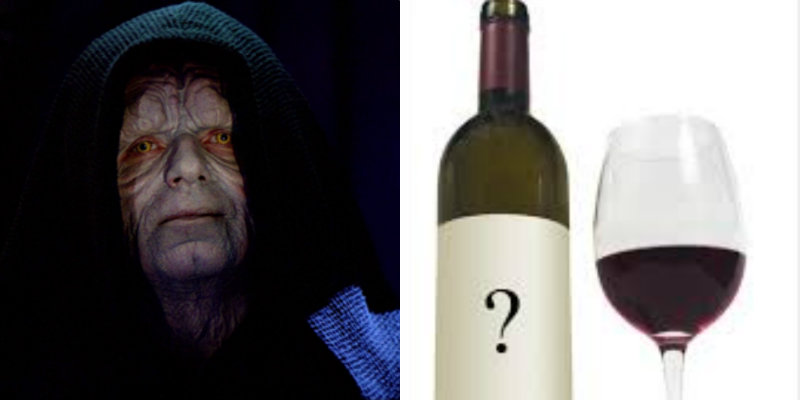 Accords vins et Star Wars - Empereur - vin mort