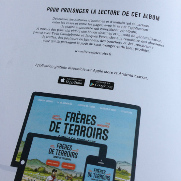 Application et site internet Frères de Terroirs