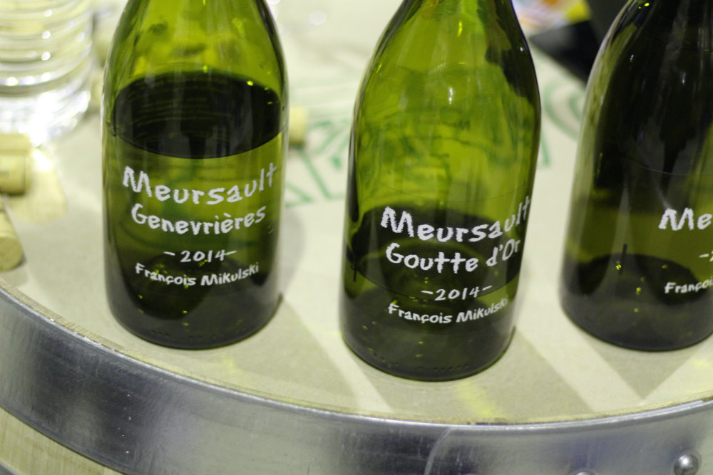 Vins du domaine François Mikulski - Meursault - Grands Jours de Bourgogne 2016