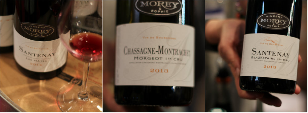 Vins du domaine Vincent et Sophie Morey - Grands Jours de Bourgogne 2016