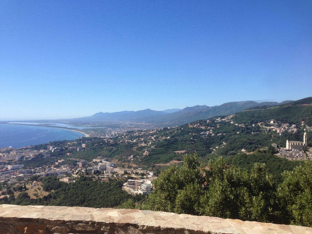 Vue sur la plaine de Bastia