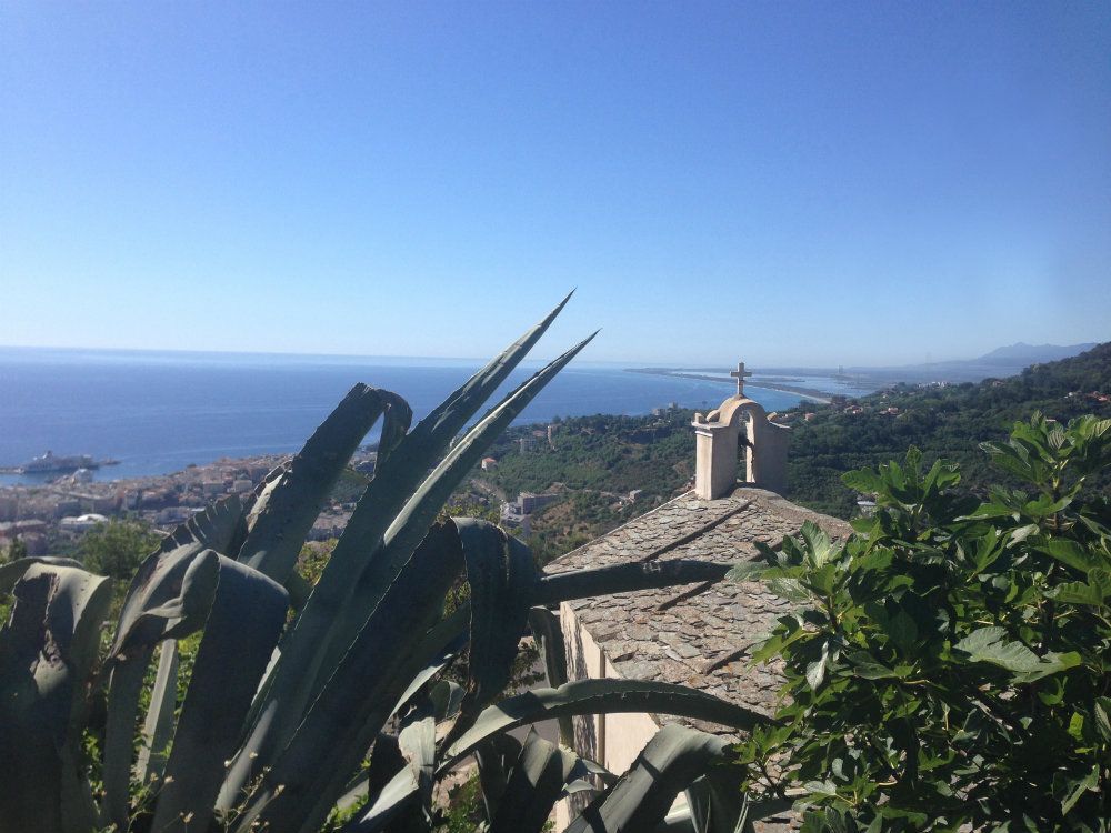 Vue sur le port de Bastia