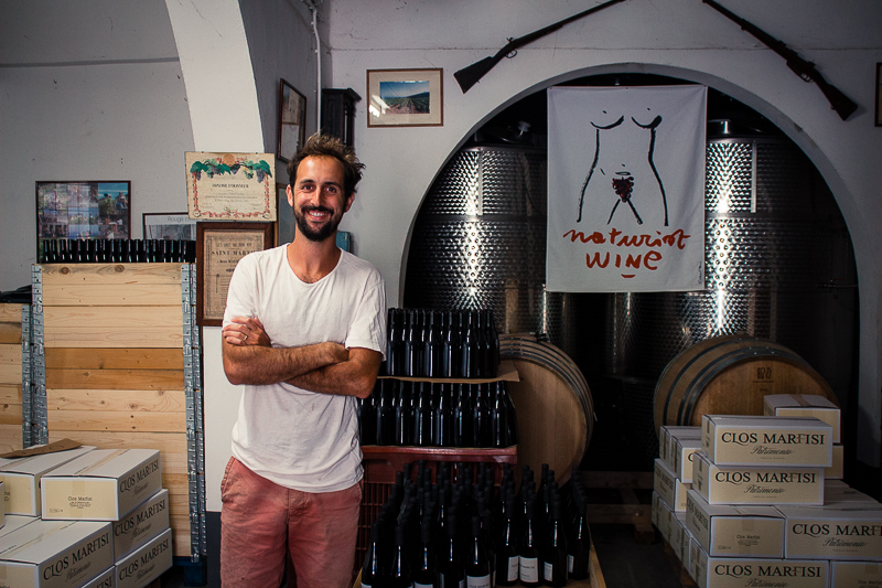 Portrait du vigneron corse Mathieu Marfisi