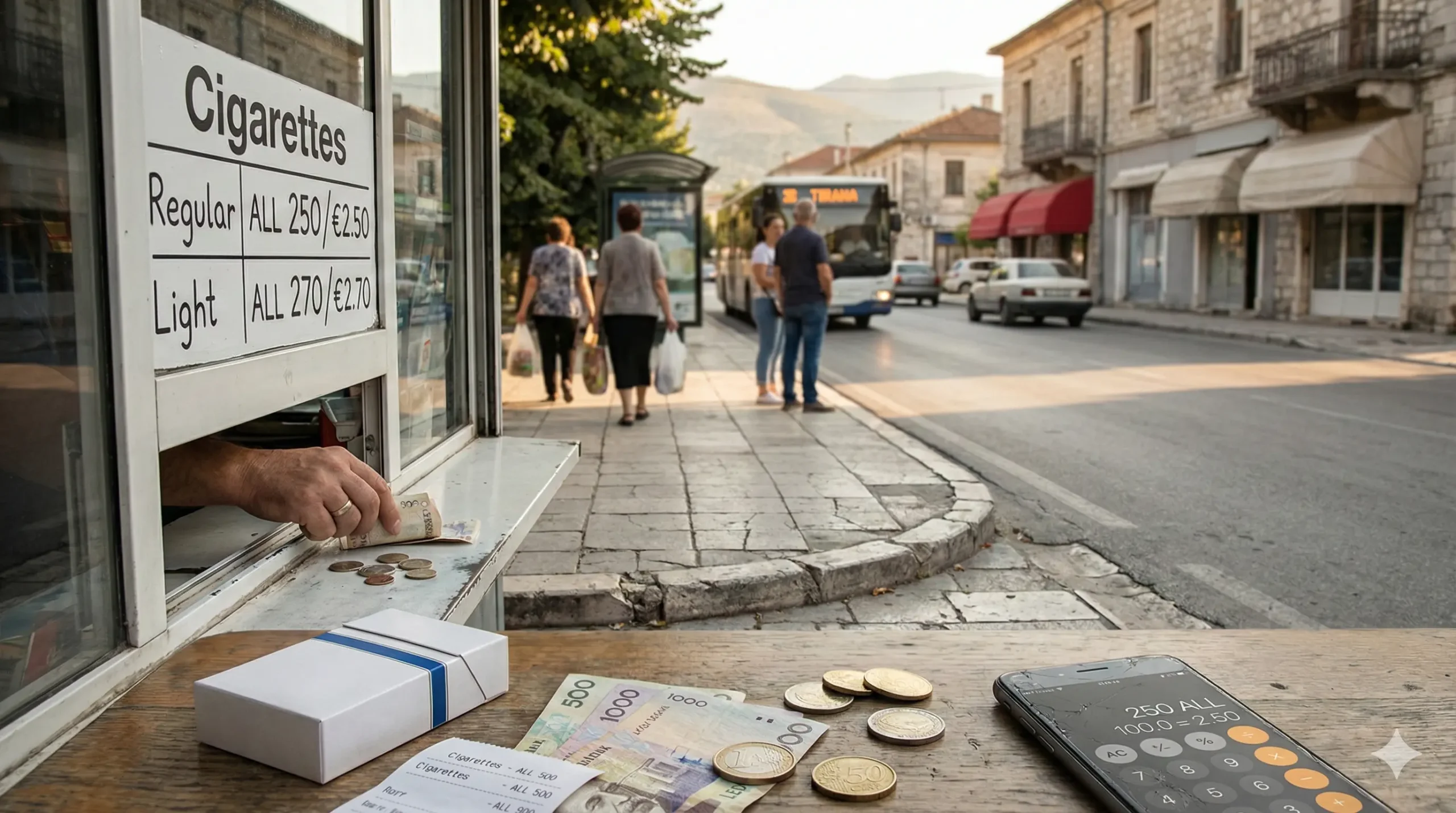 Prix cigarette Albanie 
