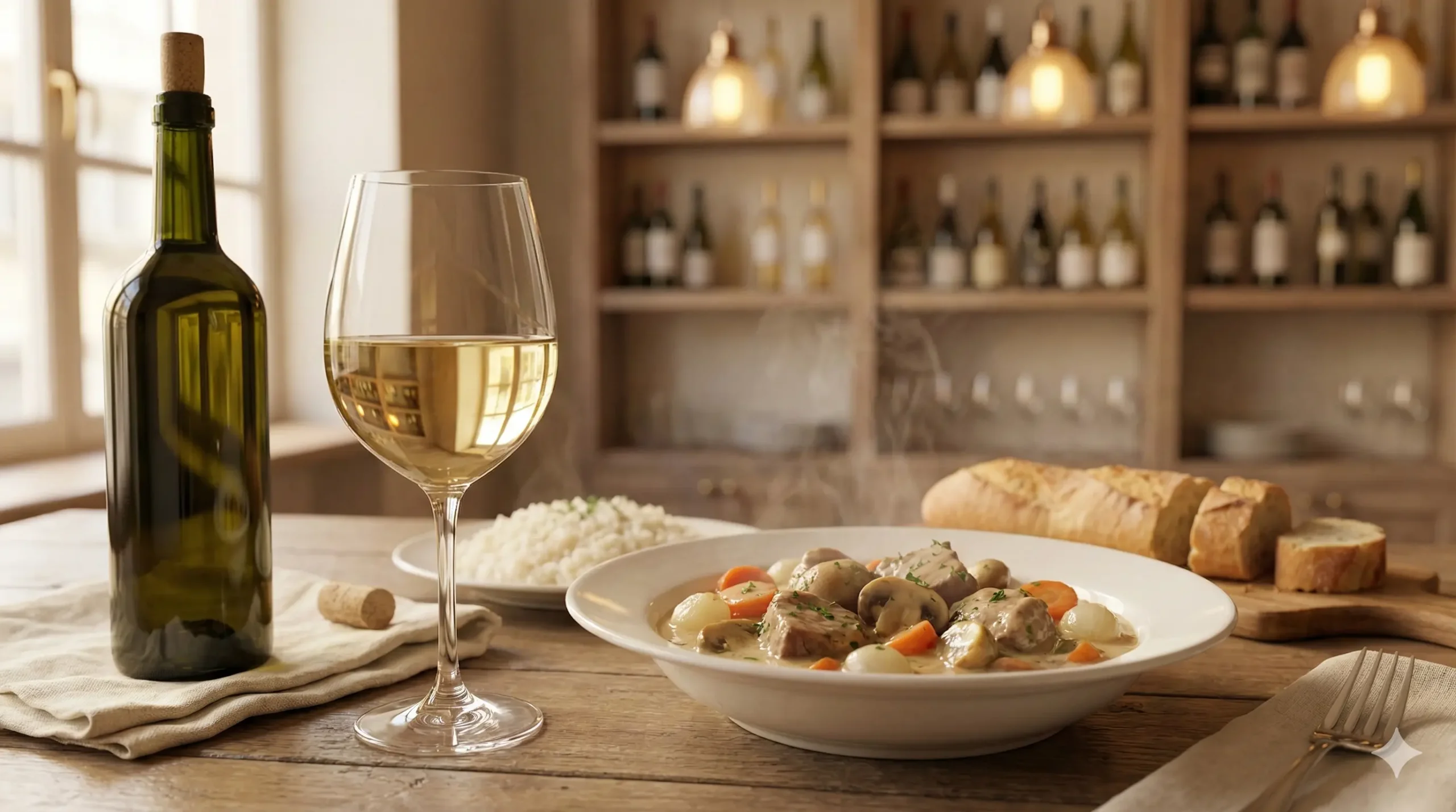 accompagnement blanquette de veau vin