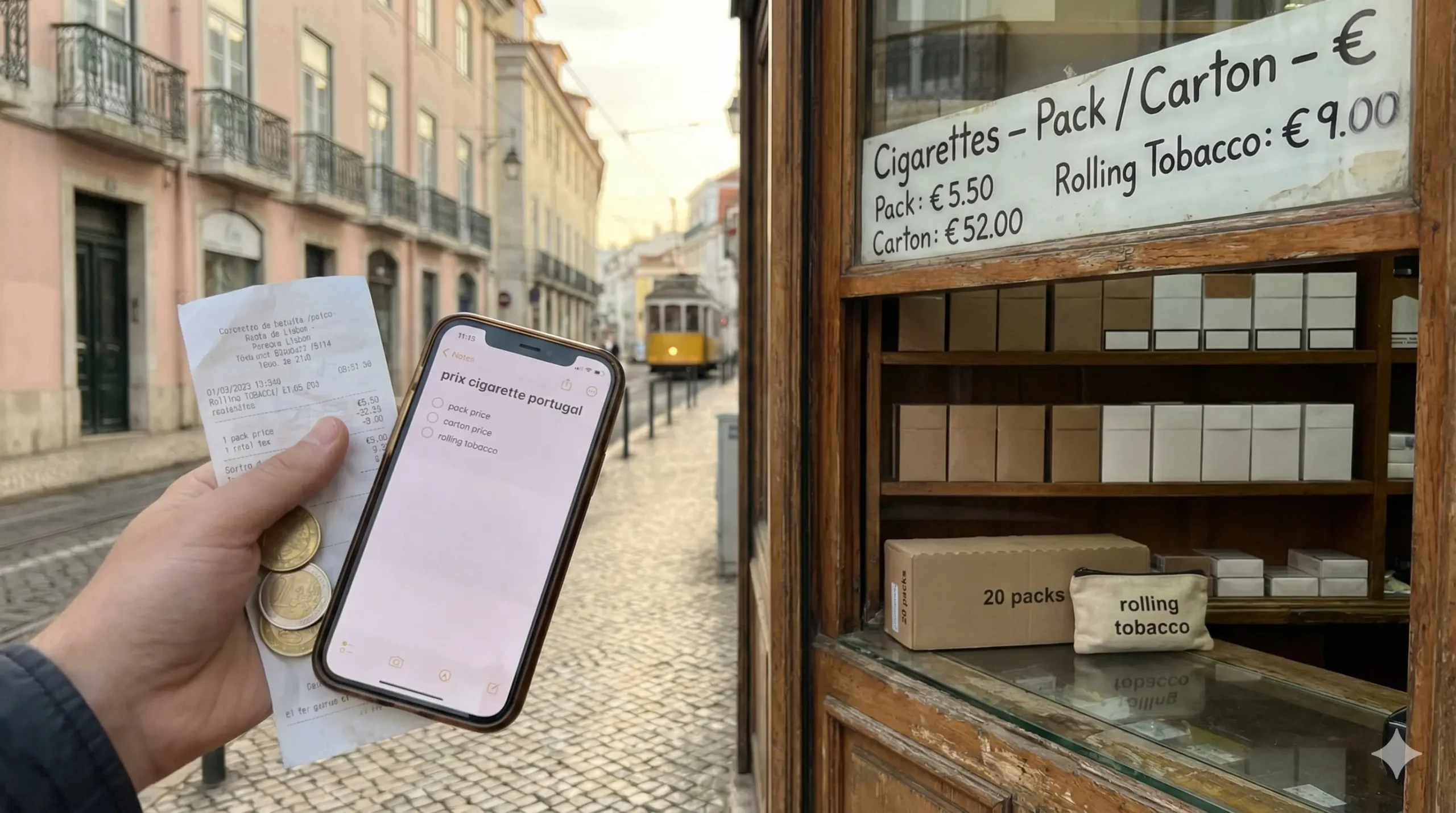 prix cigarette portugal