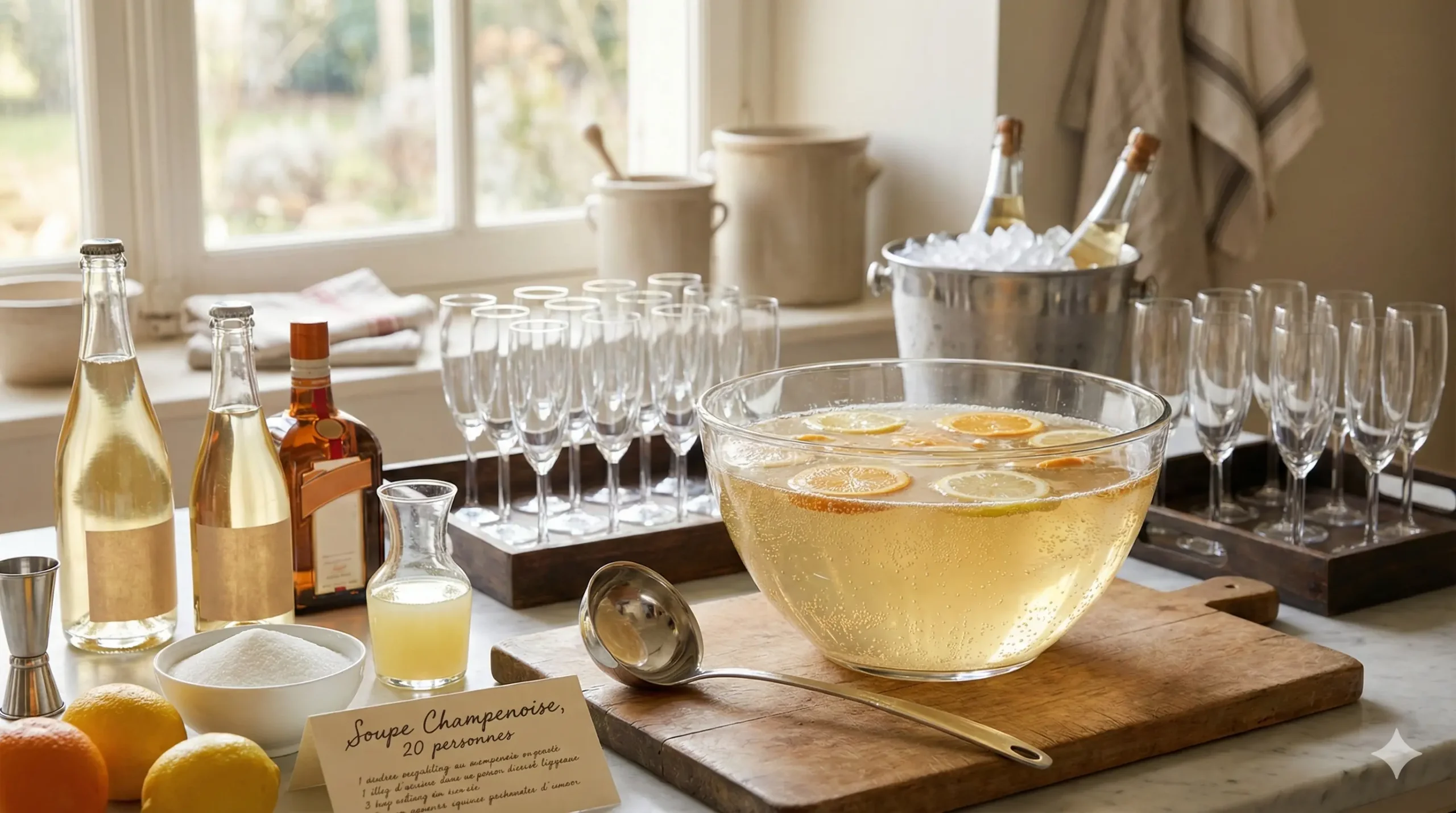 soupe champenoise recette pour 20 personnes