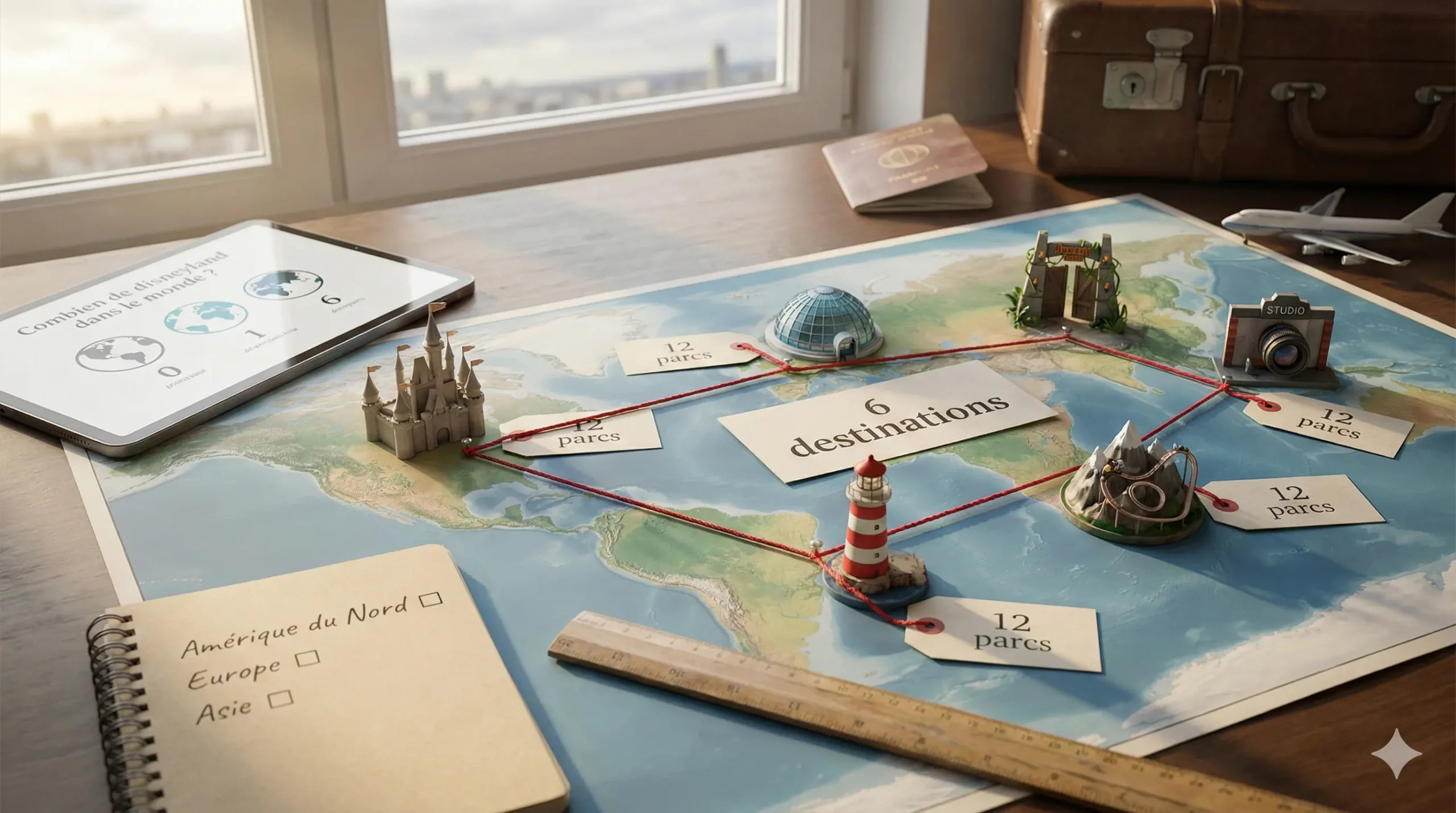 combien de disneyland dans le monde