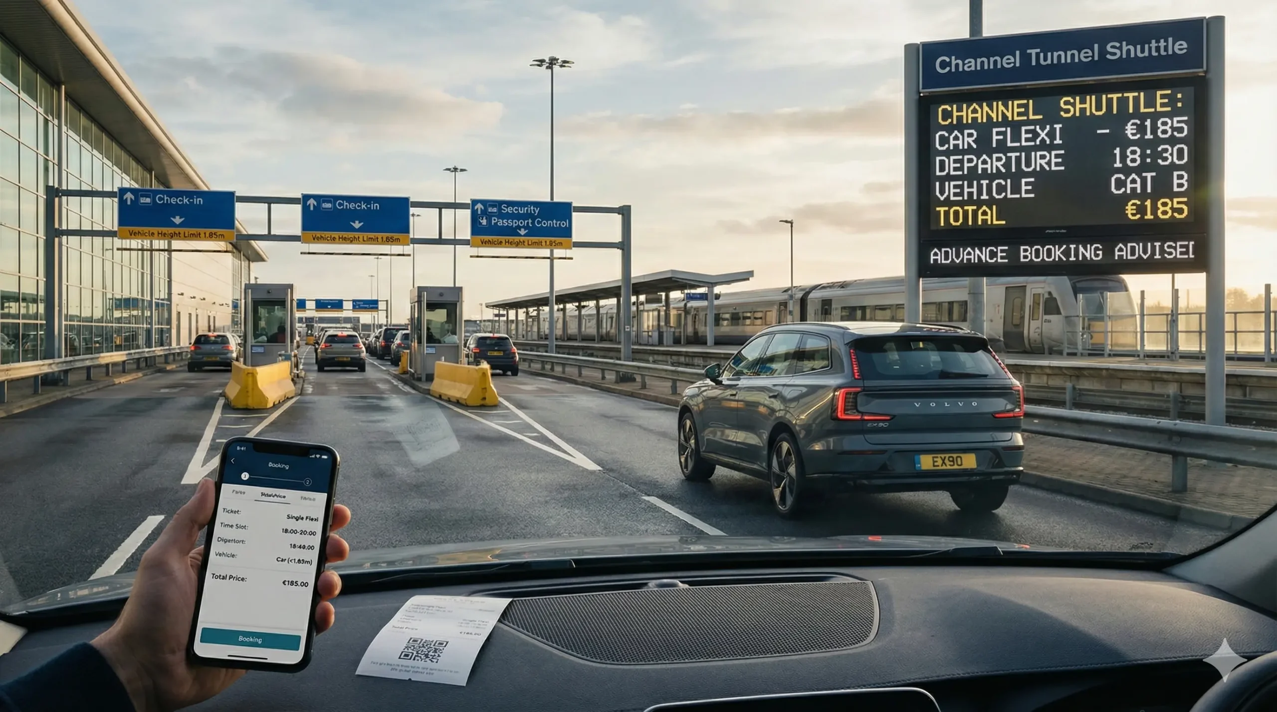 prix tunnel sous la manche avec voiture